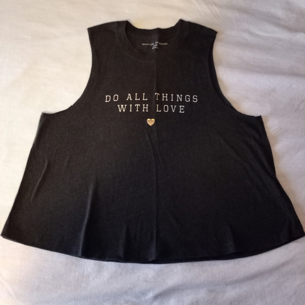 Spiritual Gangster Crop Top Tank Top